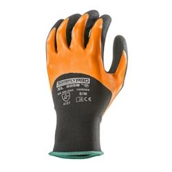 Coverguard - Gants manutention orange noir enduit nitrile J15 EUROLITE SL505N (Pack de 10) Orange / Noir Taille 10 - 5450564021402_0