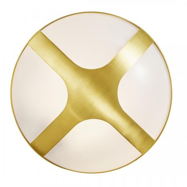 CROSS 25, APP MURALE, LAITON, IP54, E27 - NORDLUX 2118131035