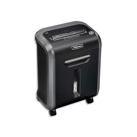 DESTRUCTEUR FELLOWES 79CI COUPE CROISÉE 4X38MM CAPACITÉ 16F VITESSE 3.3M/MIN 47X38X26CM 12.8KG COULEUR NOIR