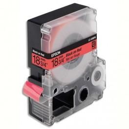 EPSON CASSETTE POUR LW-400/900P - LC5RBP9 COULEUR PASTEL NOIR SUR ROUGE 18/9 C53S626400