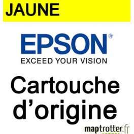 EPSON - T6134 - CARTOUCHE D'ENCRE JAUNE - PRODUIT D'ORIGINE - 110ML - C13T613400