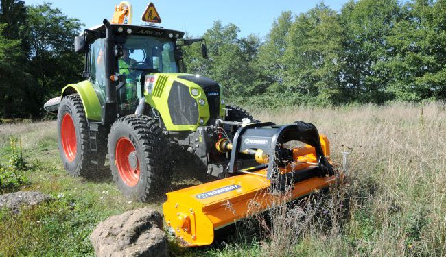 Experia broyeur forestier - Noremat - largeur de coupe réelle de 1,45 à 2,53 m - double-attelage avant/arrière_0