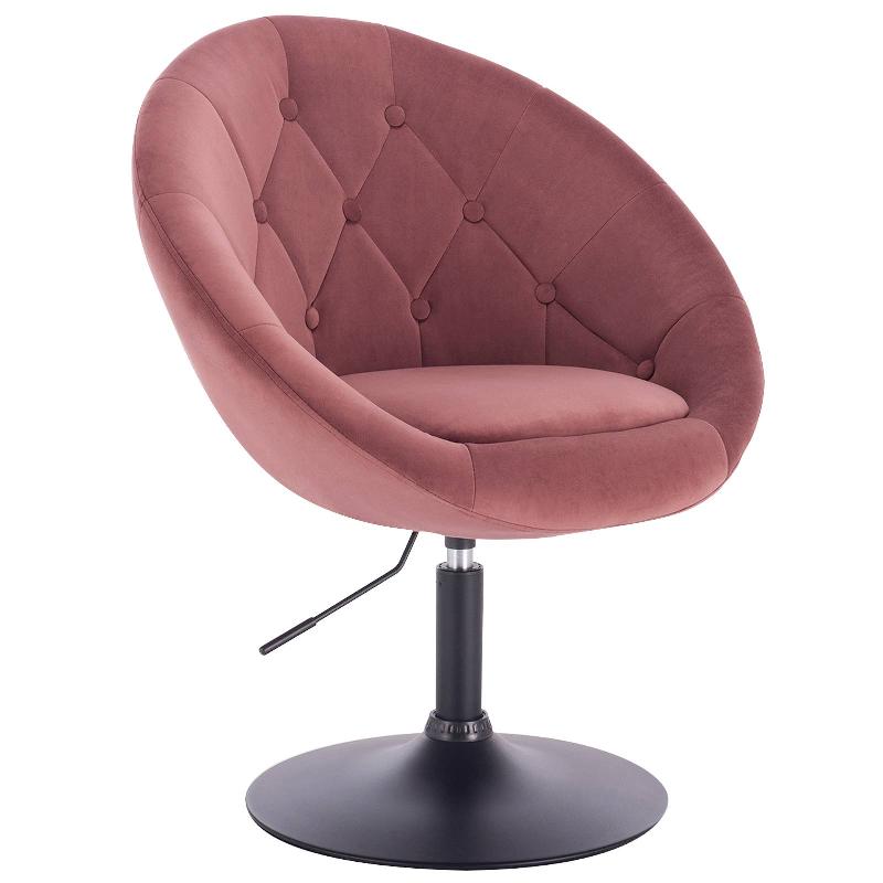 FAUTEUIL CHAISE LONGUE AVEC ACCOUDOIRS EN VELOURS ROSE 19_0000338_0