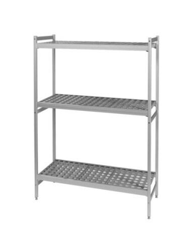 FERMOD Rayonnage modulaire en polymère 6611 Fermostock Longueur 2187 mm- 3 niveaux-profondeur 560 mm - 3617800123715_0