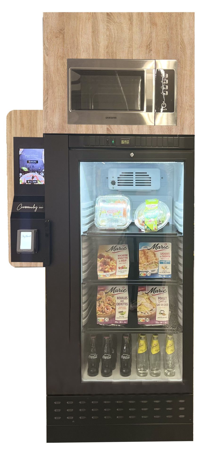 Frigo compact connecté pour restauration rapide