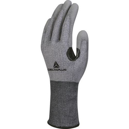 GANTS ANTICOUPURE TRICOT ANTI COUPURE PU RENFORT POUCE INDEX - 10 - DELTA PLUS