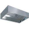 Hotte professionnelle centrale sans moteur 2600mm - KCC2615 - Filtres inox labyrinthes et éclairage encastré_0