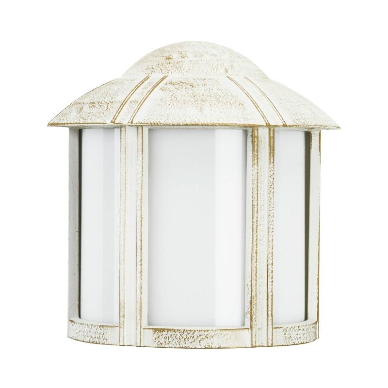 ALBERT LEUCHTEN IMPOSANTE APPLIQUE D\'EXTÉRIEUR AFFRA BLANC ET DORÉ