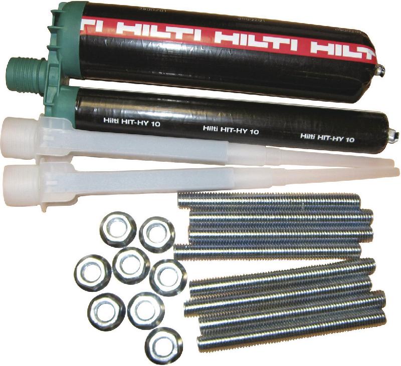 KIT DE FIXATION SUR SOL ENROBÉ POUR ABRI