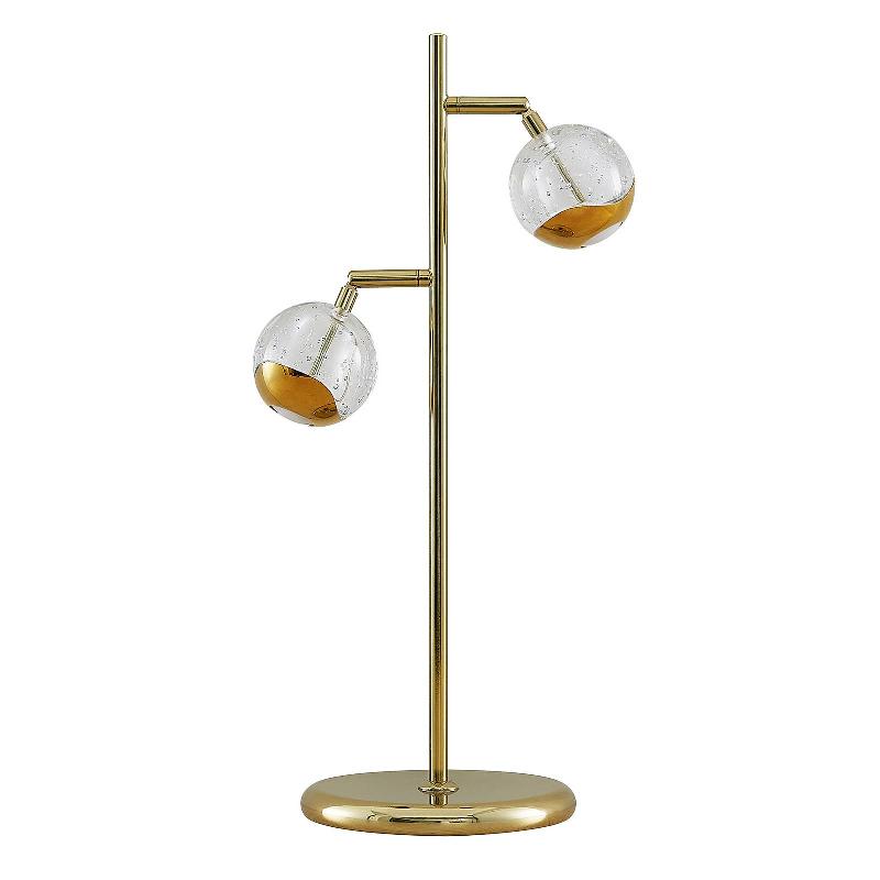 LUCANDE KILIO LAMPE À POSER LED, DIMMABLE, DORÉE