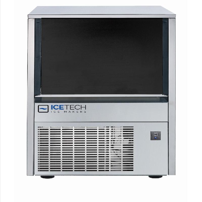 Machine à glaçons 22 kg vide 20 g cube. Stockage 6 kg. Carrosserie en acier inoxydable. Condensation à l'air ou à l'eau. ICETECH PS22 - 1703_0