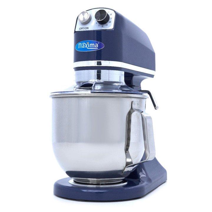 Mixer planétaire professionnel 7 L - 11 vitesses, 2 kg de pâte - bleu acier_0