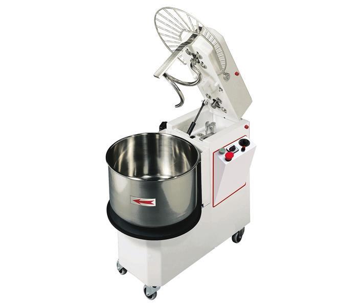 Pétrin pizza spirale 22L tête relevable et cuve extractible 230V Pizza Group - Vitesse Variable VS_0