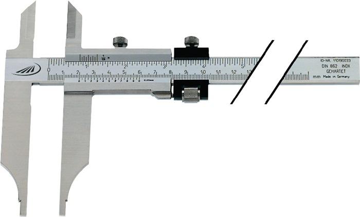 PAC d'atelier 1000mm avec pointes de mesure et réglage fin Longueur du bec 150 mm HELIOS PREISSER_0