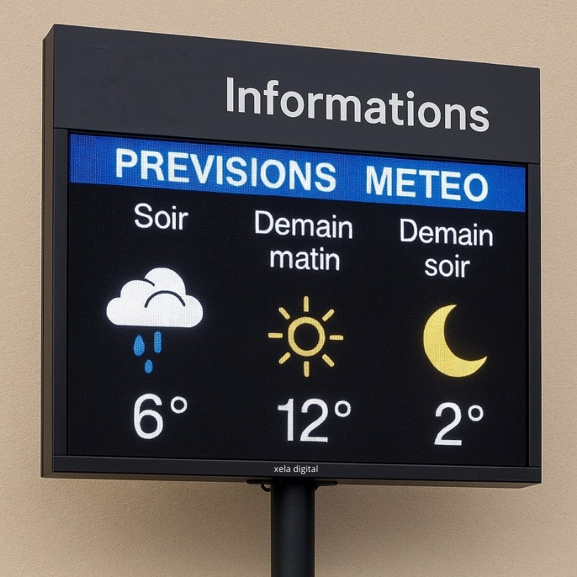 Panneaux LED d'informations pour mairies_0
