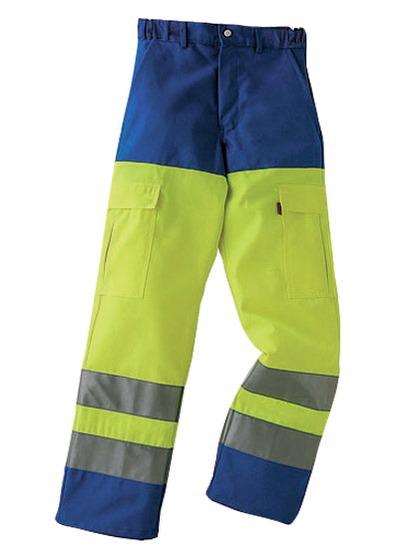 Pantalon haute visibilité iris jaune fluo/azurin t44/46 - LAFONT - 1hvi82cp007094446 - 588567_0