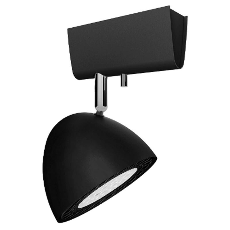 EULUNA PLAFONNIER À SPOTS VESPA I, NOIR, UNE LAMPE