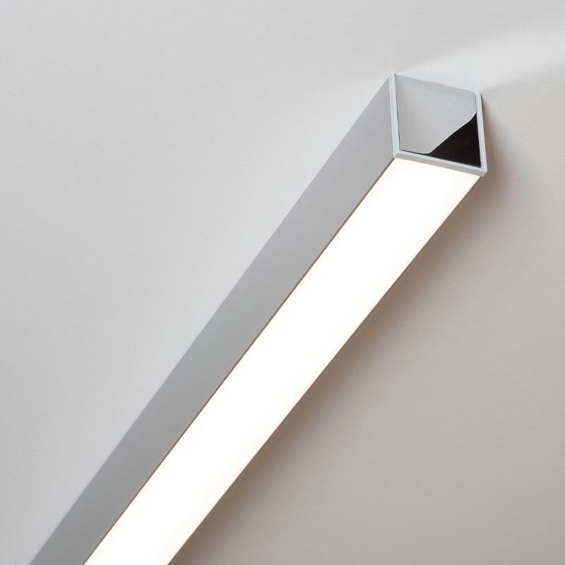 MOLTO LUCE PLAFONNIER LED RIDE ALUMINIUM ANODISÉ, 85,7 CM
