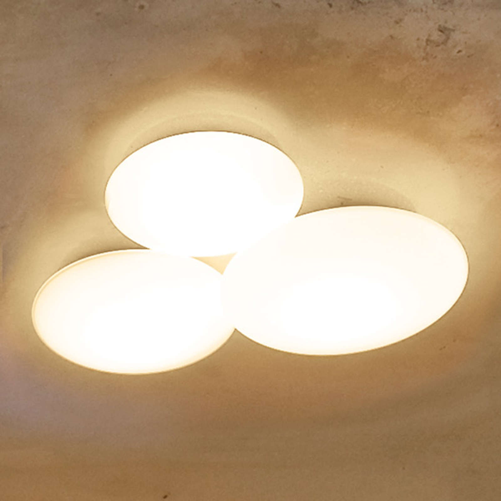 VIBIA PLAFONNIER PUCK À TROIS LAMPES