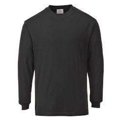 Portwest - Tee-shirt résistant à la flamme manches longues antistatique Noir Taille XL - XL 5036108245512_0