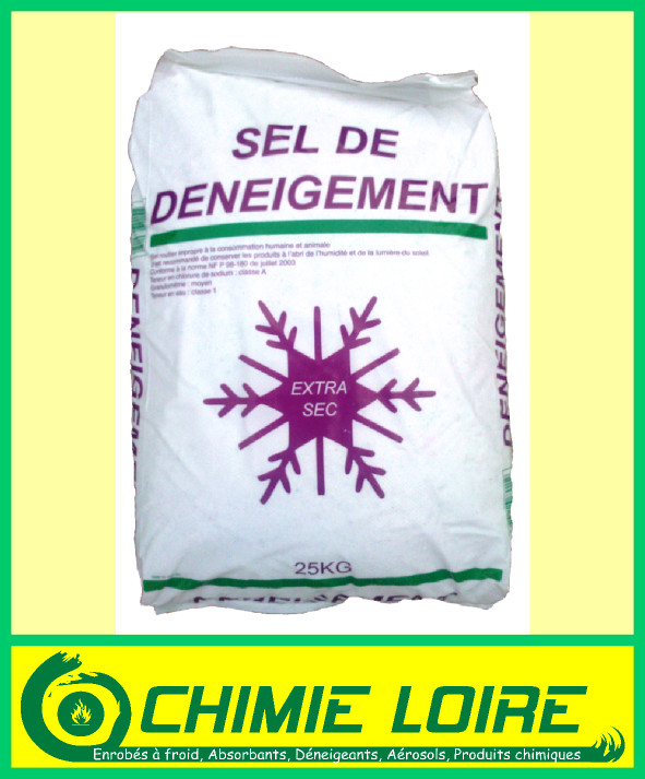 Sac 25 kg de sel de déneigement