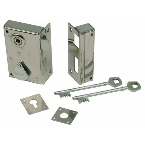SERRURE EN APPLIQUE - VERTICALE - TOUT INOX - DROITE - 229 DEVISMES