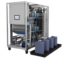 Skid de recyclage des eaux de piscine compatible avec tous les médias filtrants - GACHES CHIMIE_0