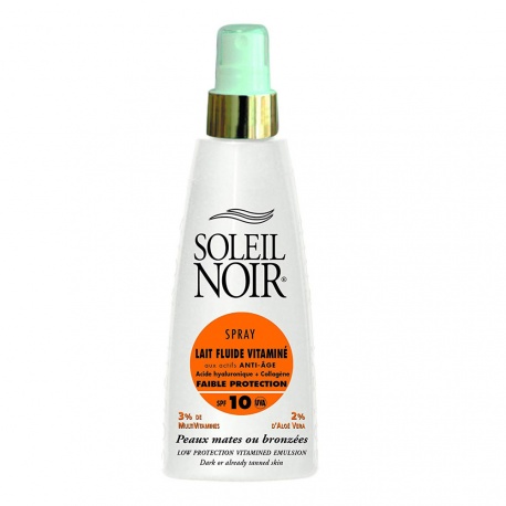 SOLEIL NOIR - SPRAY LAIT FLUIDE VITAMINE SPF 10 - 150ML