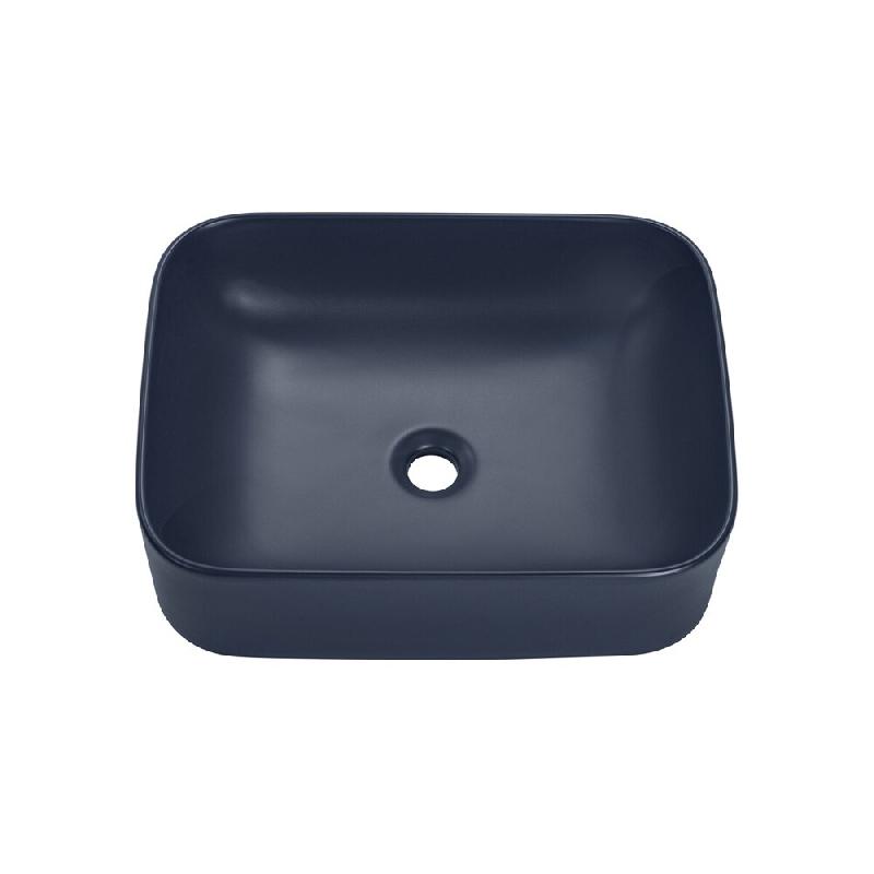 STELLAMEUBLES Vasque à poser KAMA Bleu Nuit Mat 50 cm - 5907611655276_0