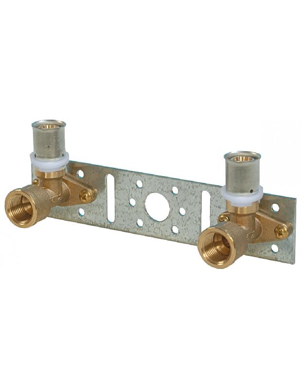 SUPPORT MONTAGE 2 APPLIQUES DISTANCE 153MM 20X2 3/4'' - COMISA - 87.54.020
