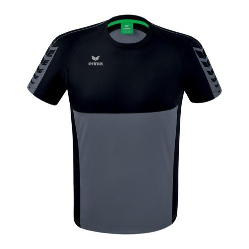 T-SHIRT ENFANT - ERIMA - SIX WINGS GREY/NOIR