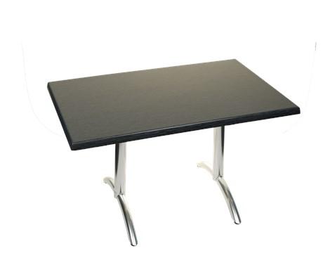 TABLE DE TERRASSE VENISE PREMIUM ZEBRA 110 X 70 CM