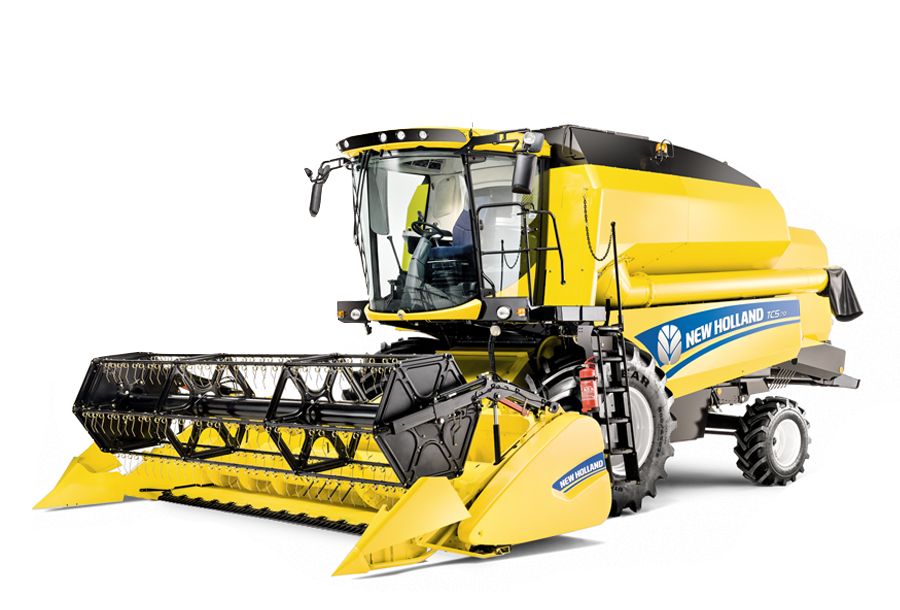 Tc5.90 hillside moissonneuse batteuse - new holland - capacité de la trémie (l) 6 400_0