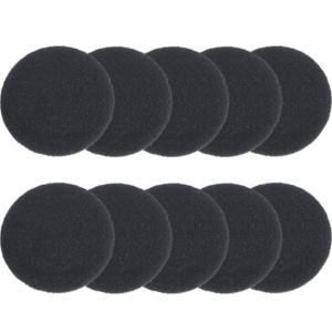 10 COUSSINETS EN MOUSSE - DIAMÈTRE 4 CM - ACCESSOIRE CASQUE