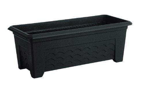 EMSA Terra Grande - Bac à fleurs Blumenkübel anthracite 60 x 30 x 27 cm_0