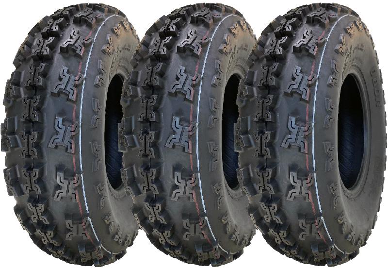 22x7.00-10 Slasher ATV Quad Tyres WP01 OBOR Race Tire 6ply Road legal (Set of 3)_0