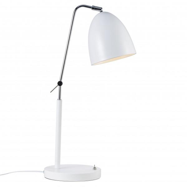 ALEXANDER LAMPE DE TABLE MÉTAL ET PLASTIQUE BLANC E27 - NORDLUX 48635001