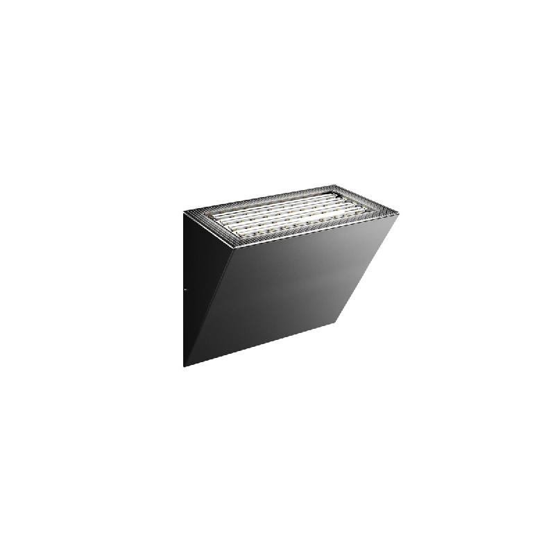 Applique Murale Led Mini Comet 40 X 90 Mm, Noir Mat, 10/20 W, Variateur Triac, 2700 K/3200 K/4000 K, Ip65 - Beneito & Faure - marron 8436590206348_0