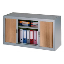 ARMOIRE À RIDEAUX 70X120 ALU-MERISIER