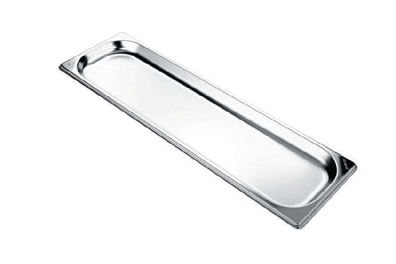 BAC GASTRO INOX 2/4 PLEIN - H 65 MM
