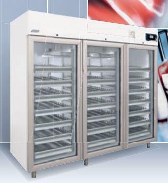 Banque de sang BBR 2100 - Armoire médicale en acier inox ou plastifié, capacité 130 à 2100 litres_0
