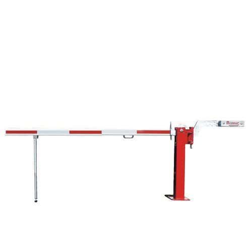 BARRIÈRE LEVANTE WES 41 LAQUÉ SUR PLATINE 5 M - CROSO