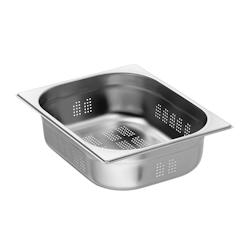 Bartscher Bac Gastro GN 1/2 Perforé Inox - Profondeur 100 mm - 6,5 L - FourniResto - A102100_0