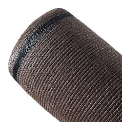 Oviala Business Brise-vue occultation 100% marron ecorce 1,20 m x 50 m - gris plastique 110352_0