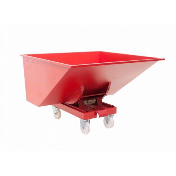 Chariot benne basculante éco 300 à 2000 litres - Roues nylon - Marque Rolléco_0
