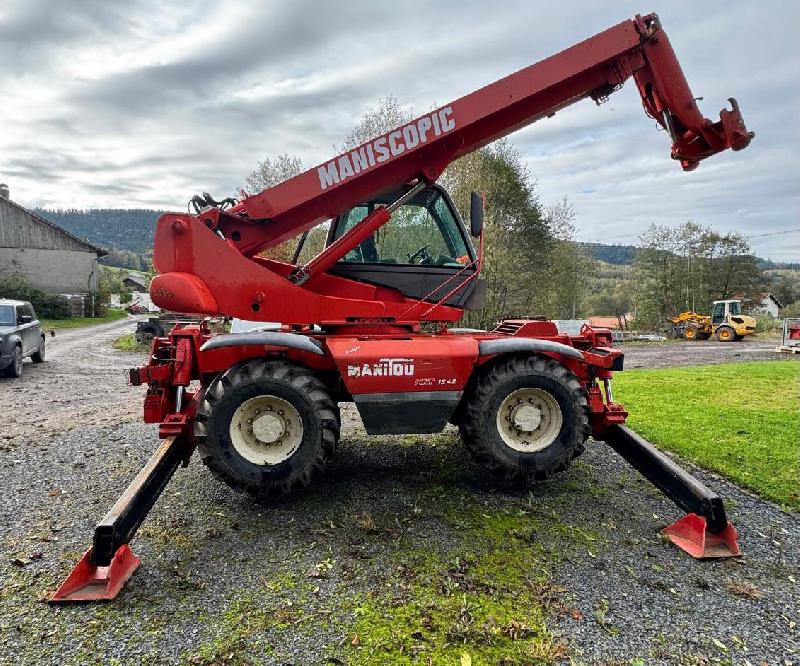 Chariot Télescopique Rotatif Manitou MRT 1542 - Année 2000 - Hauteur de levage 14,78m - Capacité 2,7T_0