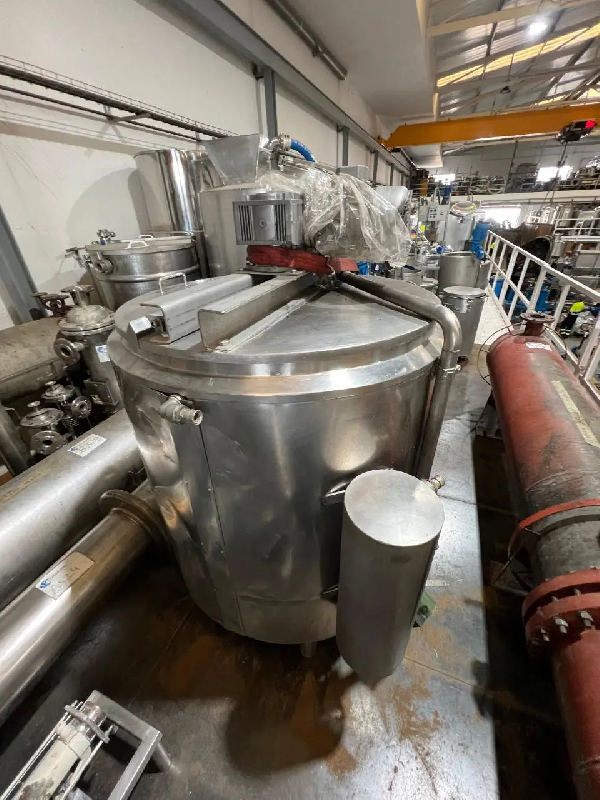 Cuve en acier inoxydable avec agitation et demi-tige - référence : c8914_0