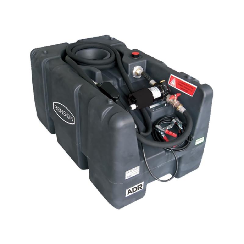 Cuve de ravitaillement 200L - Pompe 24V 60L/min - Matériau robuste en polyéthylène - Marque RENSON_0
