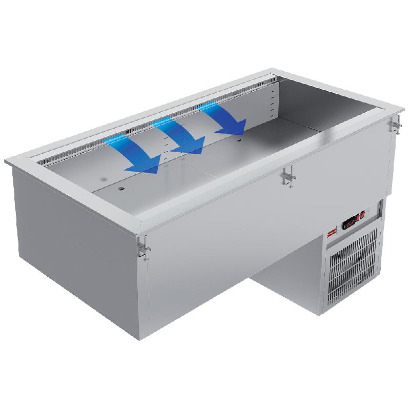 Cuve réfrigérée positive encastrable ventilé 4 x gn 1/1 - PIN/RCX15-R9V_0