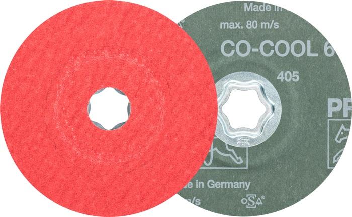 Disque en fibres COMBICLICK CO-COOL D. 115 mm - Granulation 60 - INOX/Aluminium - Grain céramique PFERD_0